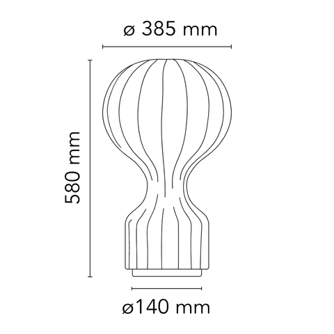 Gatto table lamp