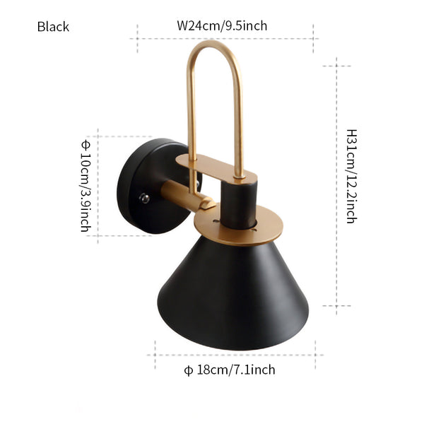 Nordic metal wall lamp